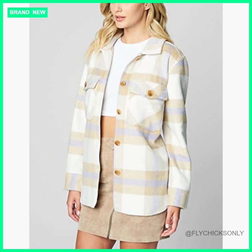 Leather, Polyester, Wool Aviator Jacket With Butt… - image 2